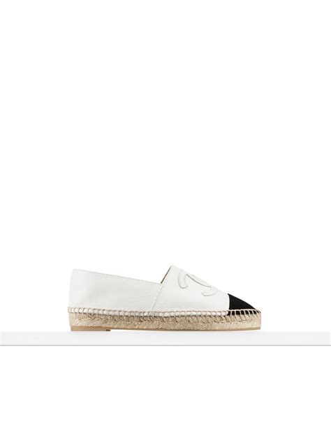 chanel two tone lambskin espadrilles|Chanel espadrilles second hand.